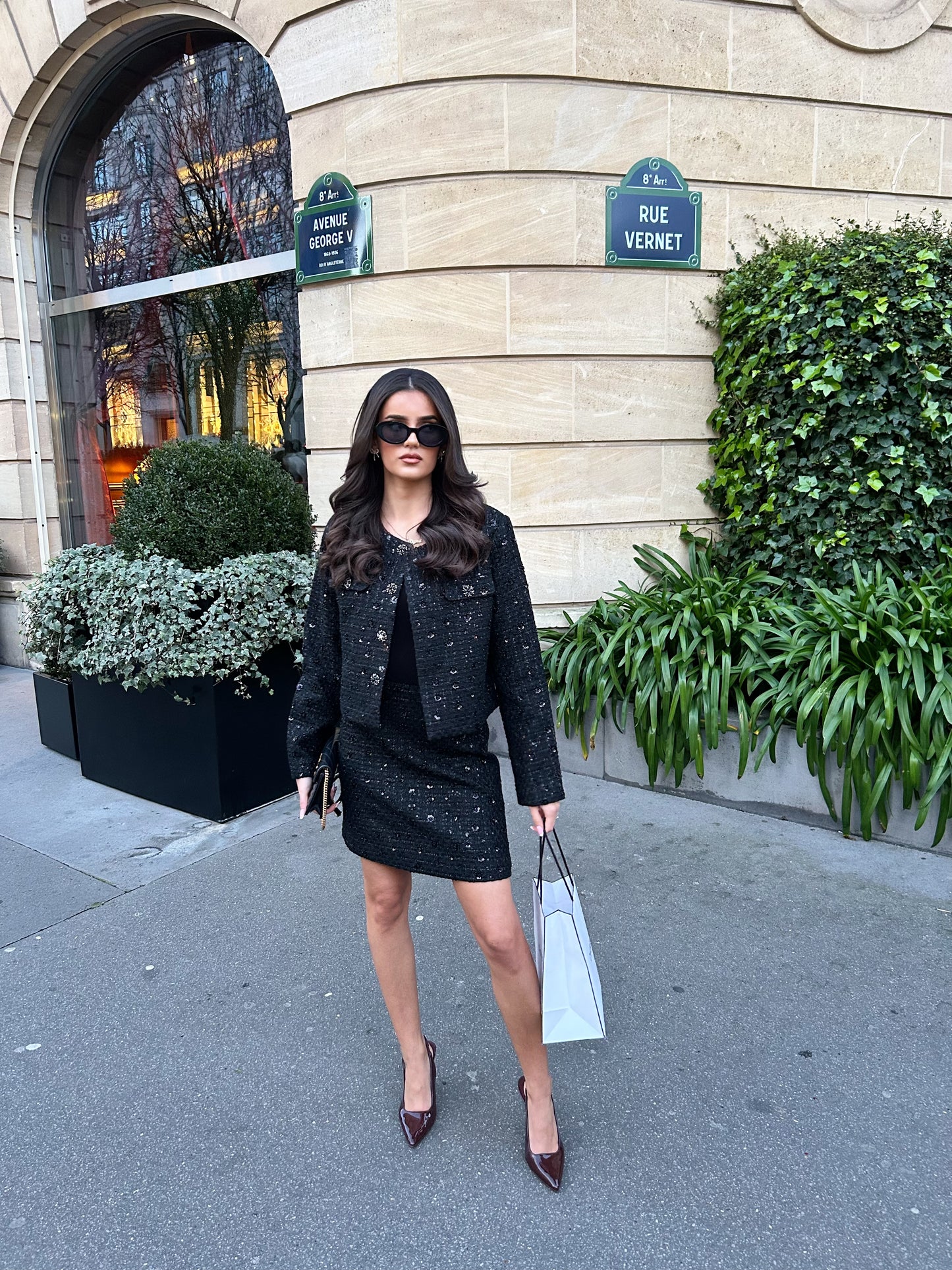 Ensemble Veste & Jupe à Paillettes