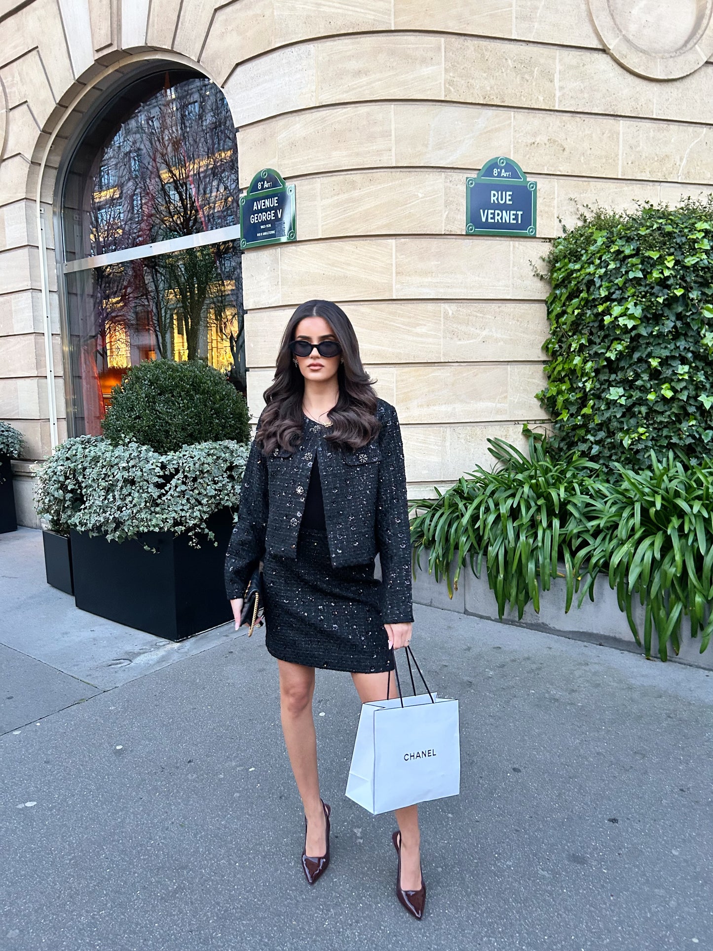 Ensemble Veste & Jupe à Paillettes