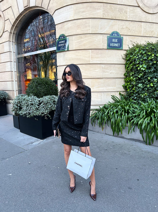 Ensemble Veste & Jupe à Paillettes